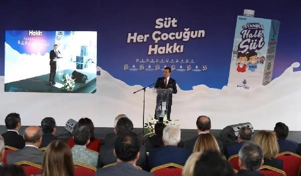 İmamoğlu İstanbul Halk Süt dağıtımı uygulamasını başlattı 