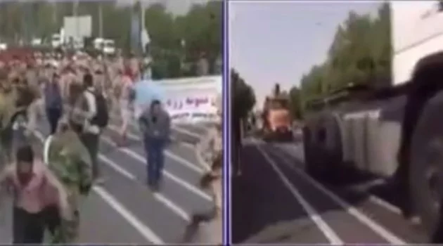 İran’daki saldırı anı kamerada