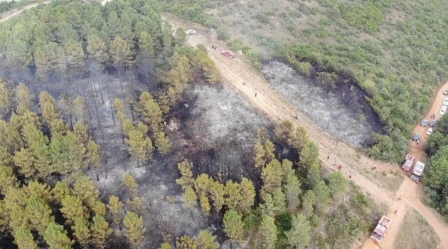 İstanbul’da Aydos Ormanı’nda çıkan yangın kontrol altına alındı