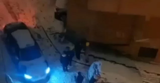 İstanbul’da kar kazaları kamerada