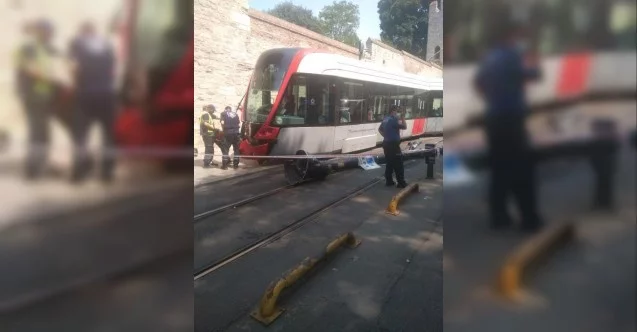 İstanbul’da tramvay raydan çıktı