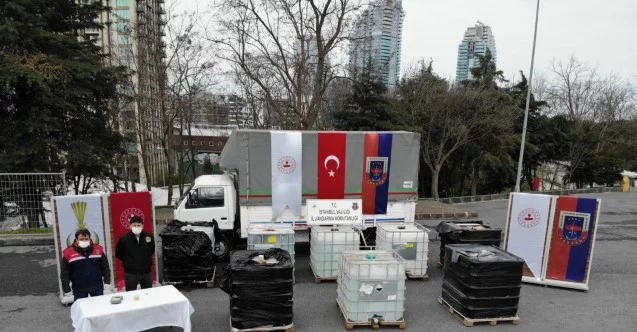 İstanbul’da uyuşturucu imalatında kullanılan 9 ton asetik anhidrit ele geçirildi