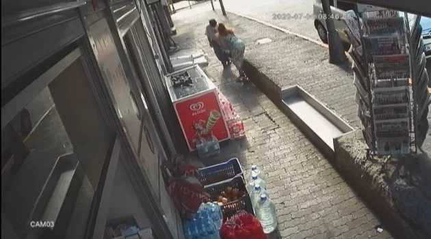 İstanbul’un göbeğinde kadına silahlı saldırı dehşeti kamerada