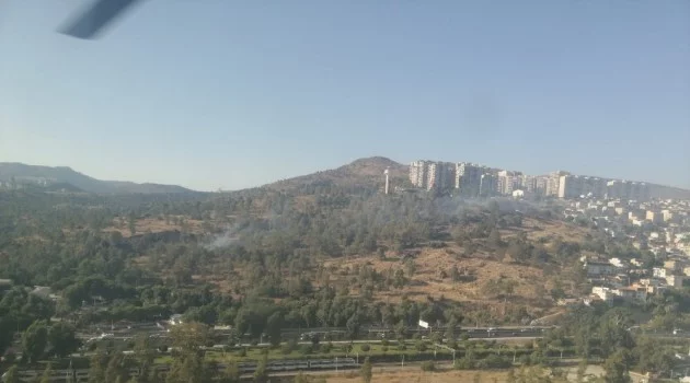İzmir’de askeri alandaki orman yangını kontrol altında