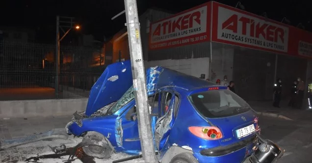 İzmir’de Trafik Kazası: 1 Ağır Yaralı