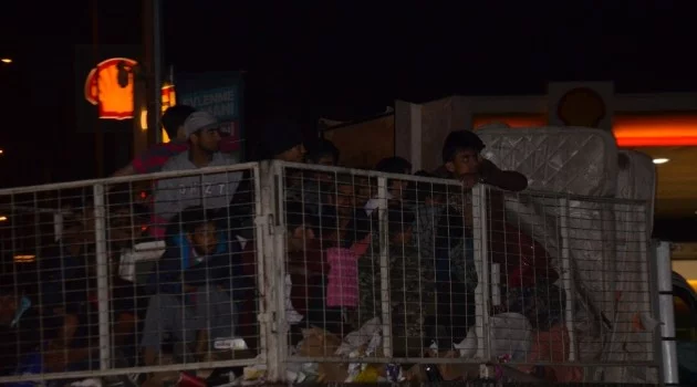 Bursa'da kaçak göçmenler molada yakalandılar