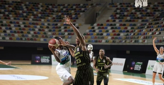 Kadınlar Basketbol Süper Ligi: İzmit Belediyespor: 64 - Çankaya Üniversitesi: 72