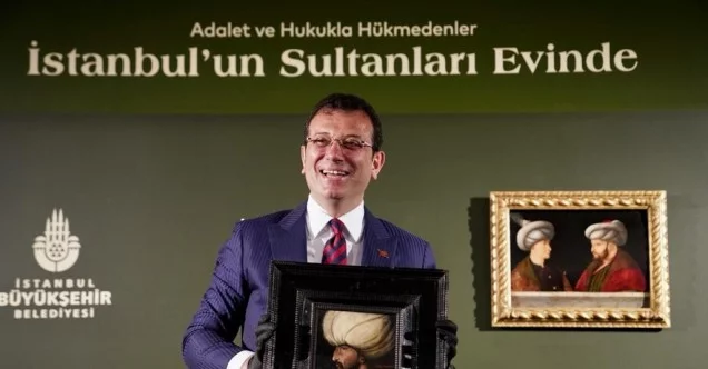 Kanuni Sultan Süleyman tablosu, Fatih Sultan Mehmet’in portresinin yanında yerini aldı