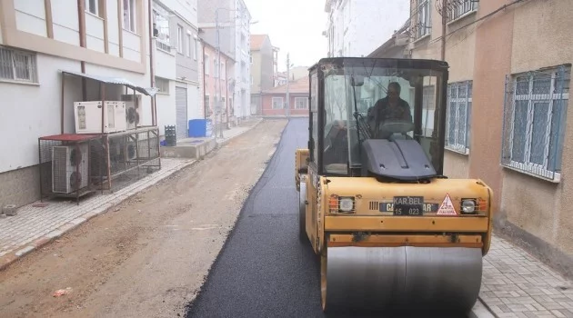 Karaman belediyesinde asfalt çalışmaları