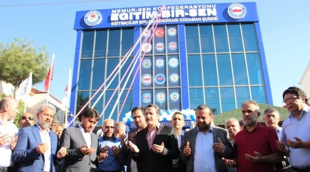 Karaman’da Eğitim Bir-Sen Şubesi yeni hizmet binası açıldı