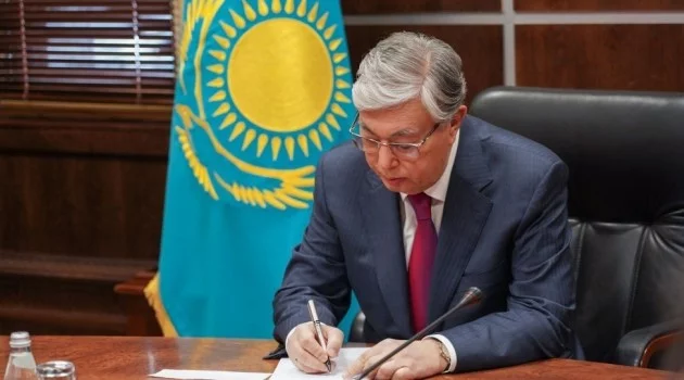 Kardeş Kazakistan ve destek taziye mektupları