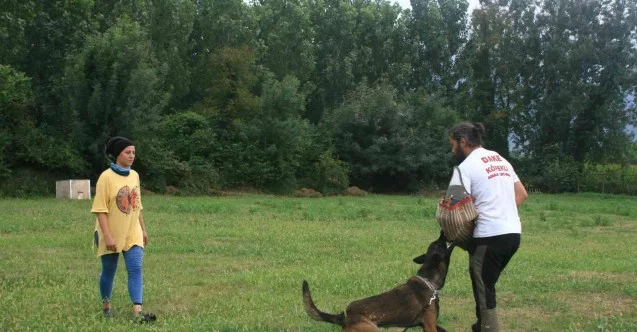 Karı koca çift hayatlarını köpek eğitimine adadı