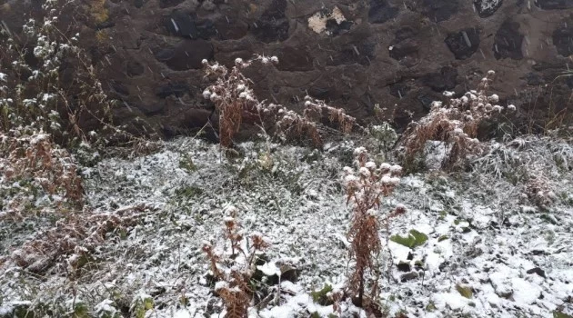 Kars’a mevsimin ilk karı yağdı