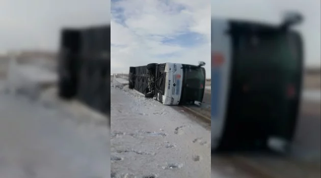 Kayseri - Malatya karayolunda 3. otobüs kazası: 3 yaralı