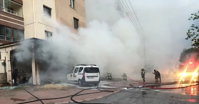 Kayseri’de yangın