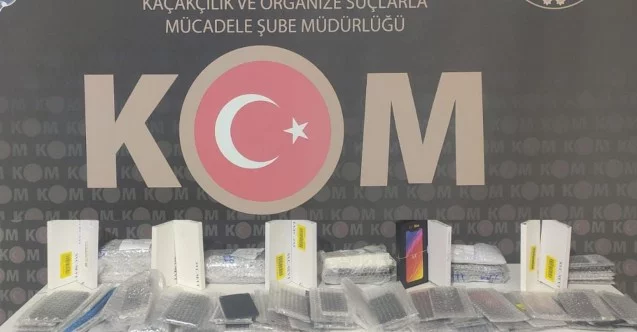 Kırıkkale’de 166 kaçak telefon malzemesi ele geçirildi