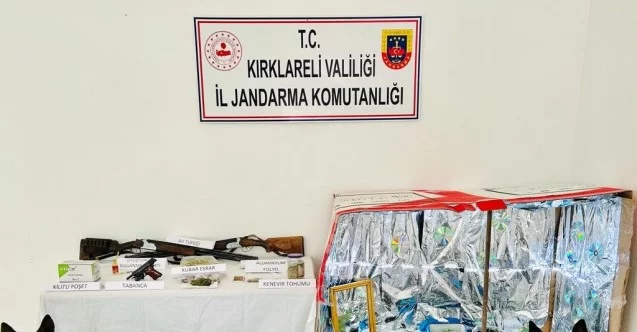 Kırklareli’nde uyuşturucu operasyonunda 25 şüpheliden 2’si tutuklandı