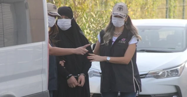 Kırmızı bültenle aranan DEAŞ’lı kadın tutuklandı