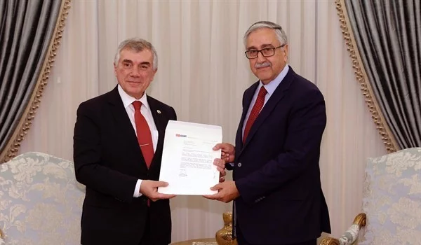 KKTC Cumhurbaşkanı Akıncı, CHP Genel Başkan Yardımcısı Çeviköz’ü kabul etti