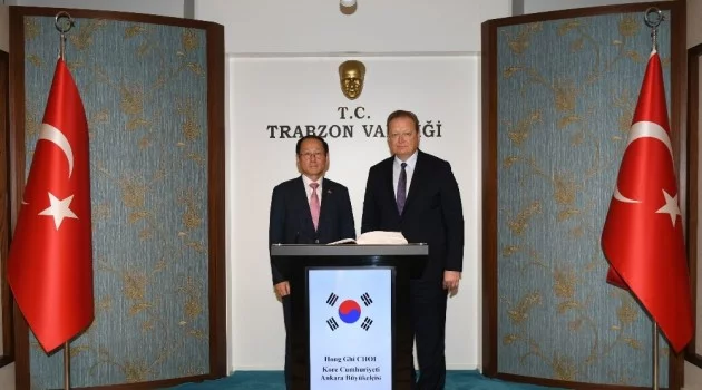 Kore Cumhuriyeti Ankara Büyükelçisi Ghi’den Trabzon Valiliği’ne ziyaret