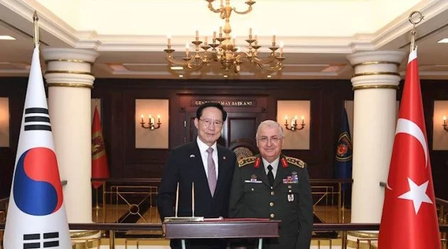Koreli Savunma Bakanı, Genelkurmay Başkanı Orgeneral Güler’i ziyaret etti