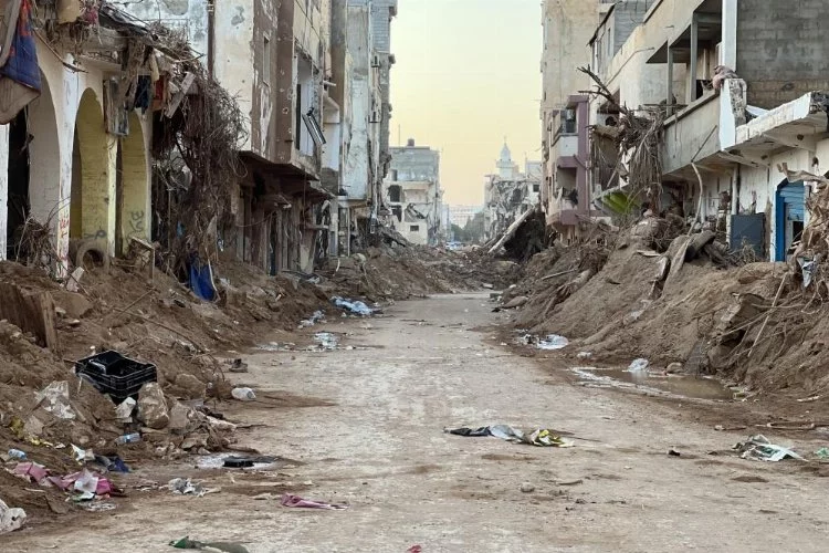 Libya'da sel bölgelerdeki altyapının yüzde 70'i hasar gördü