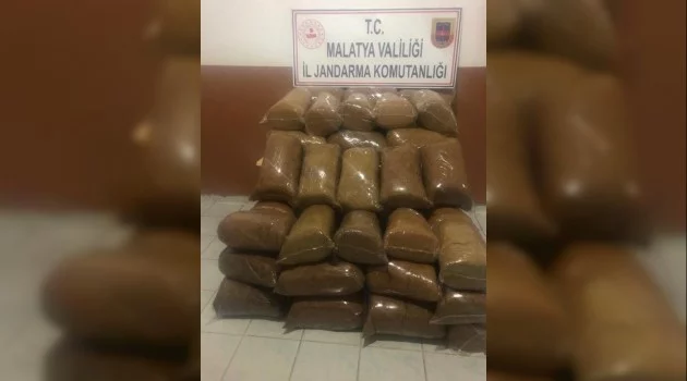 Malatya'da, 450 kilo kaçak tütün ele geçirildi