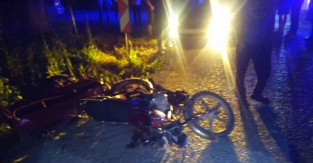 Manisa’da otomobil sepetli motosiklete çarptı: 1 ölü, 3 yaralı
