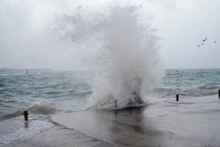 Marmara Denizi’nde fırtına uyarısı