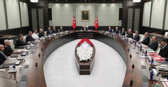 Milli Güvenlik Kurulu (MGK), Cumhurbaşkanı Recep Tayyip Erdoğan başkanlığında Cumhurbaşkanlığı Külliyesi’nde toplandı.