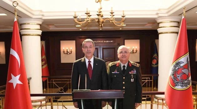 Milli Savunma Bakanı Akar’dan Genelkurmay Başkanı Güler’e ziyaret