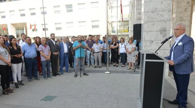 Nilüfer Belediyesi çalışanları erken bayramlaştı