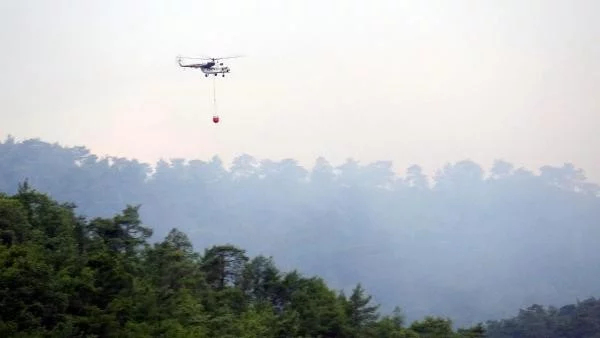 Ortaca'daki orman yangını 17 saatte kontrol altına alındı