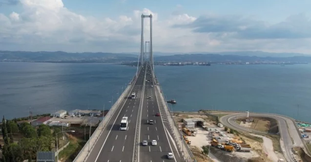 Osmangazi Köprüsü’nden 55.5 milyon araç geçti