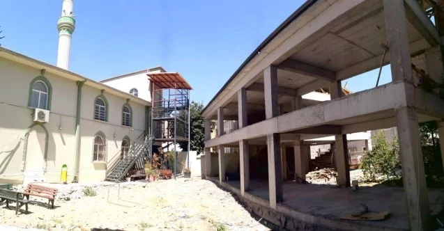 Osmangazi’de Adalet Camii yeni hizmet binası hızla yükseliyor