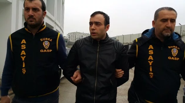 Bursa'da oyuncak silahla PTT’yi soymuştu, adliyeye sevk edildi