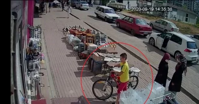 Bursa'da kendi bisikletini bırakıp başka bisikleti çaldı...