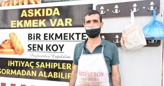 (Özel) MHP lideri Bahçeli’nin askıda ekmek çağrısına Siverek’ten destek
