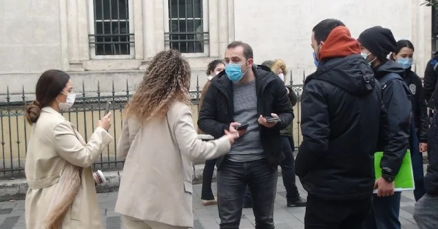(Özel) Polise “Kapa çeneni” diyen kadın turistler gözaltına alındı