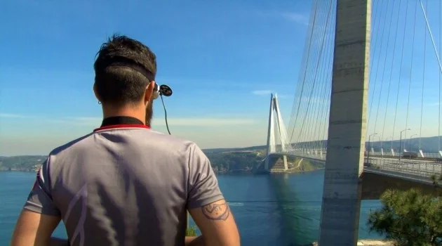 (Özel)  Yavuz Sultan Selim Köprüsü "Yarış Drone"leri için hız pisti oldu