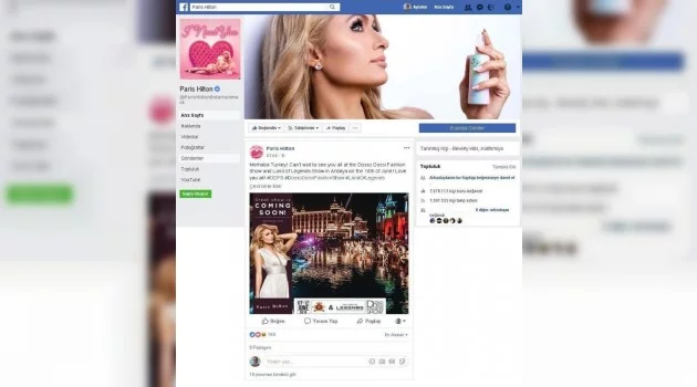 Paris Hilton’dan Türkiye’ye mesaj