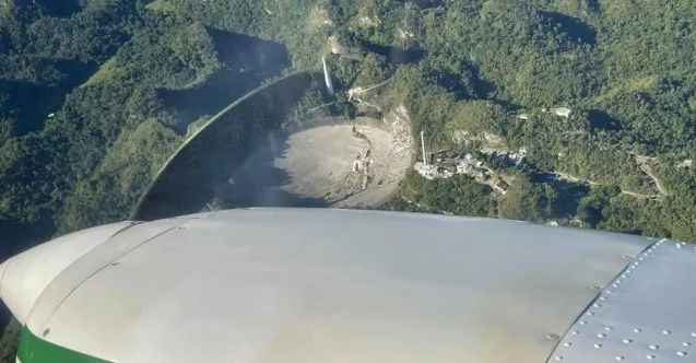 Porto Riko’daki Arecibo Gözlemevi çöktü