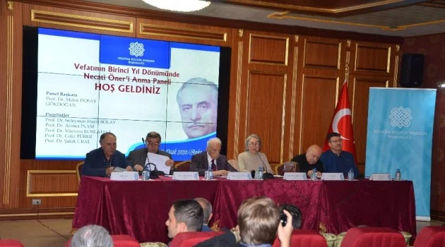 Prof. Dr. Necati Öner, vefatının birinci yıldönümünde anıldı