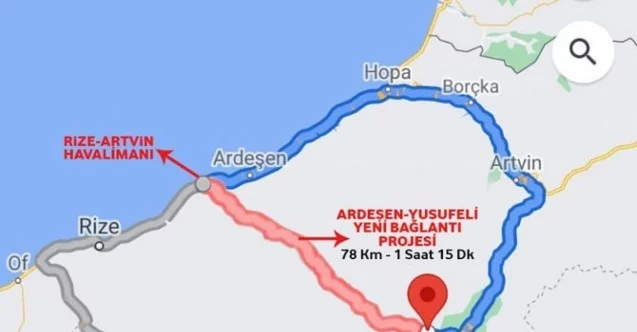 Projesi hazırlanan Rize-Artvin-Erzurum yolu ile yeni turizm havzaları oluşturulacak