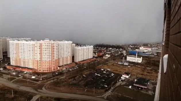 Rusya’da kar fırtınası görüntülendi