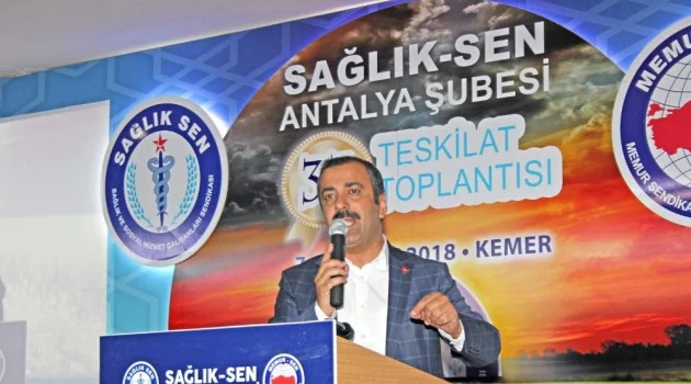 Sağlık-Sen 33. Teşkilat Toplantısı Antalya’da başladı