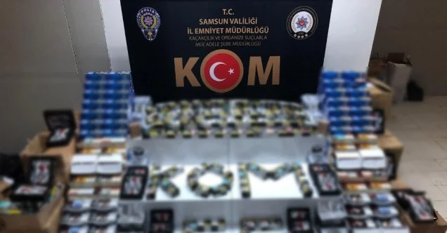 Samsun’da kaçak tütün mamulü operasyonu: 2 gözaltı
