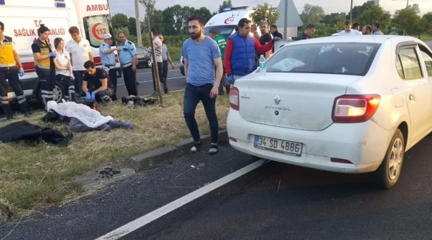 Samsun’da otomobil motosiklete çarptı: 1 ölü
