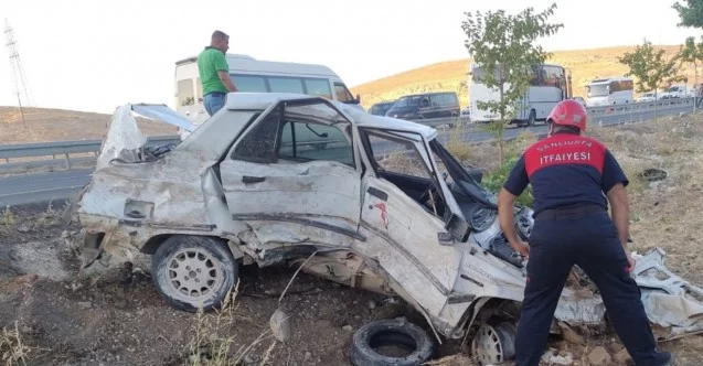 Şanlıurfa’da minibüs ile otomobil çarpıştı: 2 yaralı