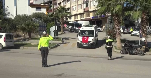 Şehit polis memuru memleketine uğurlandı